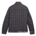 Mens Square Padding Jacket in 100%polyester Mens square quiting padding jacket Factory